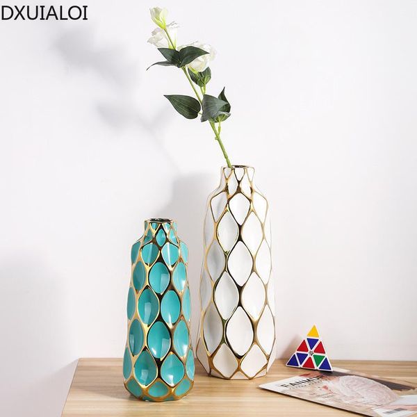 vases dxuialoi simple creative grid vase decoration ceramic crafts home living room deskflower arrangement
vases dxuialoi simple creative grid vase decoration ceramic crafts home living room deskflower arrangement