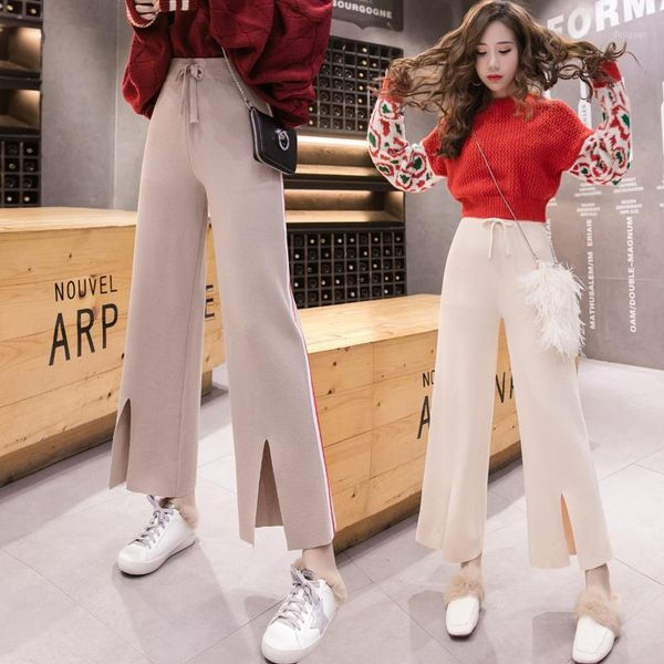 women's pants & capris high waist women korean style loose casual wide leg 2021 spring summer straight trousers ns4561, Black;white
women's pants & capris high waist women korean style loose casual wide leg 2021 spring summer straight trousers ns4561, Black;white