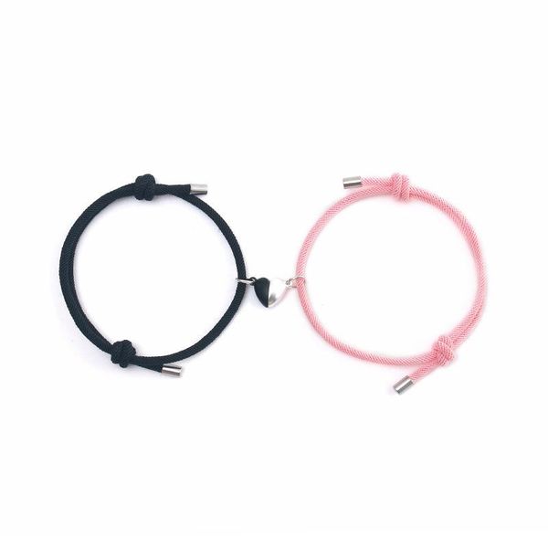 charm bracelets 2pcs heart-shaped matching friendship bracelet cute manual knitted friend rope lovers personality jewelry gift, Golden;silver
charm bracelets 2pcs heart-shaped matching friendship bracelet cute manual knitted friend rope lovers personality jewelry gift, Golden;silver