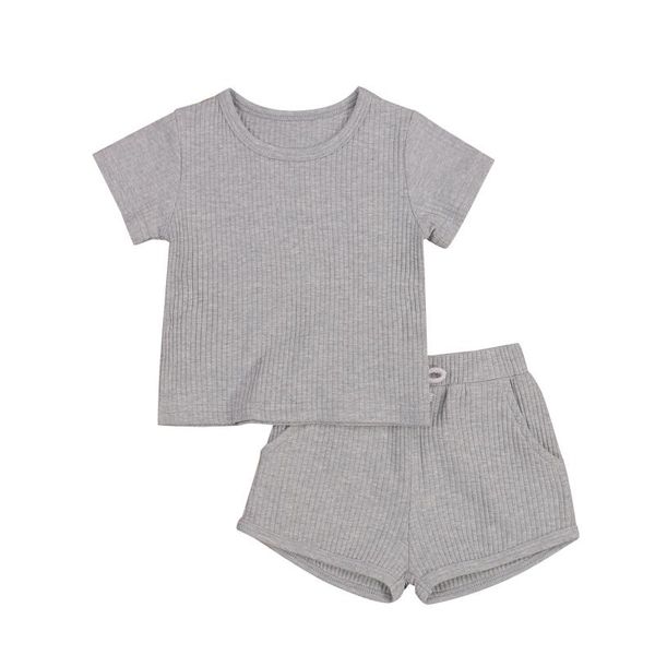 clothing sets 0-3years kids baby boy girl clothes outfits summer solid color ribbed two-piece short sleeve t-shirt+lace-up shorts children s, White
clothing sets 0-3years kids baby boy girl clothes outfits summer solid color ribbed two-piece short sleeve t-shirt+lace-up shorts children s, White