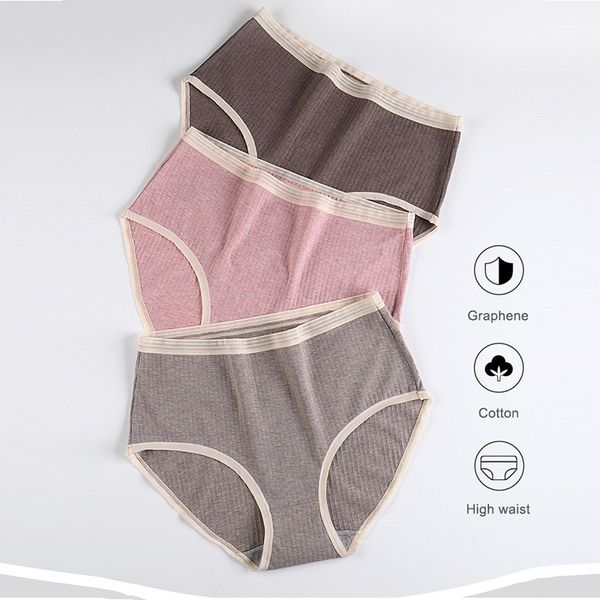 2Pieces/Lot Womens Panties Large Sizes Cotton Briefs with High Waist Graphene Bacteriostatic Colored Cotton Panties Underwear Women, Dark coffee
2Pieces/Lot Womens Panties Large Sizes Cotton Briefs with High Waist Graphene Bacteriostatic Colored Cotton Panties Underwear Women, Dark coffee