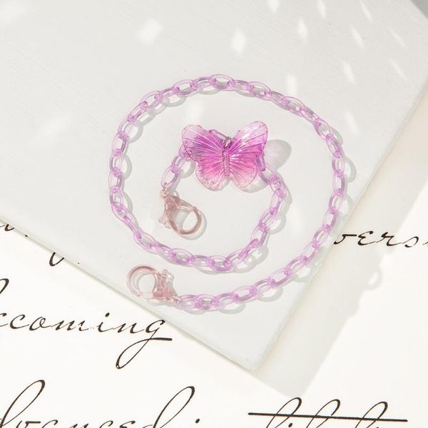 sunglasses frames trendy acrylic chains necklace glasses face mask hanging chain anti-lost colorful butterfly lanyard for women, Silver
sunglasses frames trendy acrylic chains necklace glasses face mask hanging chain anti-lost colorful butterfly lanyard for women, Silver