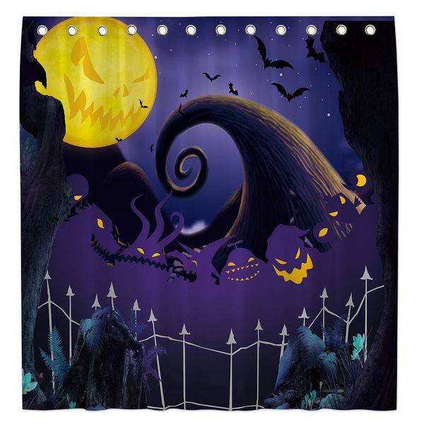 72x72 inch nightmare before christmas shower curtain for bathroom sets halloween pumpkin home decors decoration customizable
72x72 inch nightmare before christmas shower curtain for bathroom sets halloween pumpkin home decors decoration customizable