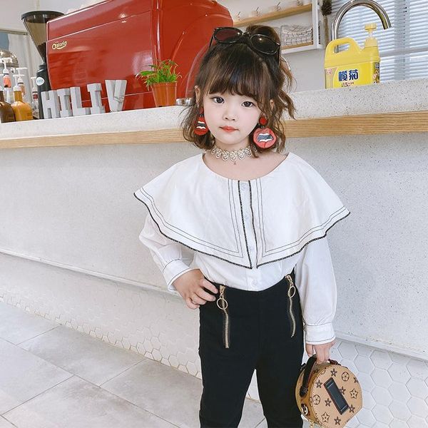 shirts spring autumn girls blouse baby white shirt kids fashion children streetwear clothes big collar line striped 4 to 10 yrs, White;black
shirts spring autumn girls blouse baby white shirt kids fashion children streetwear clothes big collar line striped 4 to 10 yrs, White;black