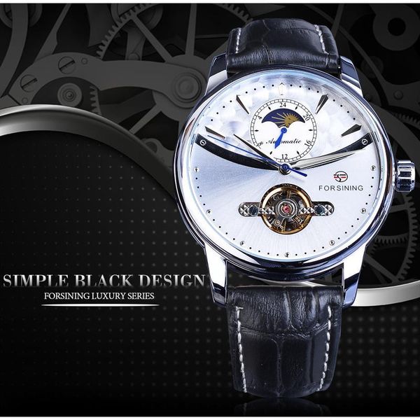 forsining automatic self-wind men dress watch sun moon phase tourbillon waterproof male leather wrist watches new fashion products in europe, Slivery;brown
forsining automatic self-wind men dress watch sun moon phase tourbillon waterproof male leather wrist watches new fashion products in europe, Slivery;brown