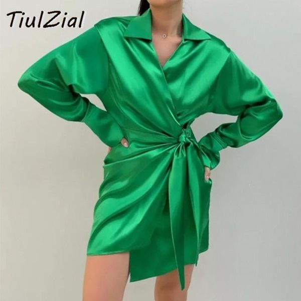 casual dresses tiulzial green long sleeve satin wrap mini dress 2021 nothed lace up bandage short summer high waist shirt women, Black;gray
casual dresses tiulzial green long sleeve satin wrap mini dress 2021 nothed lace up bandage short summer high waist shirt women, Black;gray