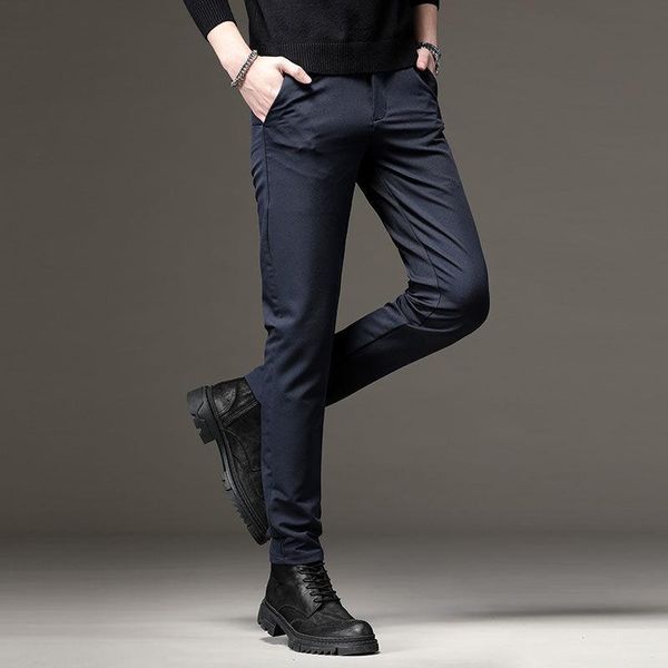 men's suits & blazers spring men summer solid color formal wear suit pants male business office trousers stretch casual slim fit o111, White;black
men's suits & blazers spring men summer solid color formal wear suit pants male business office trousers stretch casual slim fit o111, White;black