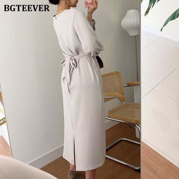 dresses new elegant ladies long sleeve mid-length o-neck lace-up female dress spring summer split chic women vestidos 2021 cnrb, Black;gray
dresses new elegant ladies long sleeve mid-length o-neck lace-up female dress spring summer split chic women vestidos 2021 cnrb, Black;gray
