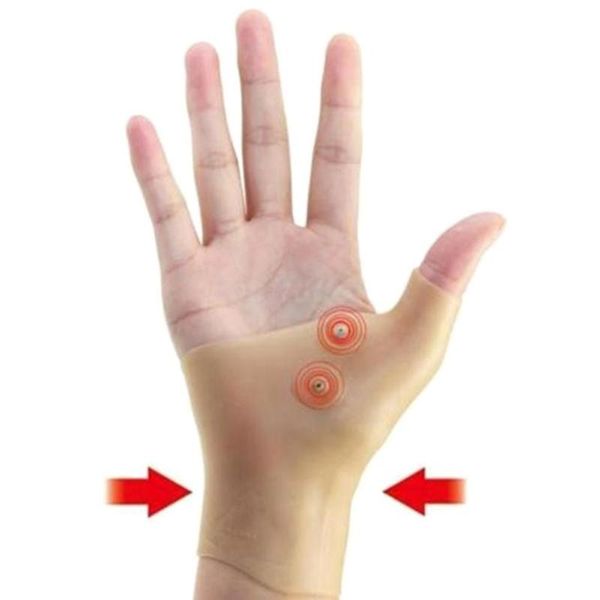 support gloves therapy wrist hand thumb silicone gel arthritis pressure corrector massage pain relief, Black;red
support gloves therapy wrist hand thumb silicone gel arthritis pressure corrector massage pain relief, Black;red