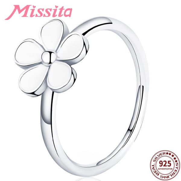 cluster rings missita 100% 925 sterling silver white daisy flower finger for women jewelry brand crystal ring anniversary gift, Golden;silver
cluster rings missita 100% 925 sterling silver white daisy flower finger for women jewelry brand crystal ring anniversary gift, Golden;silver
