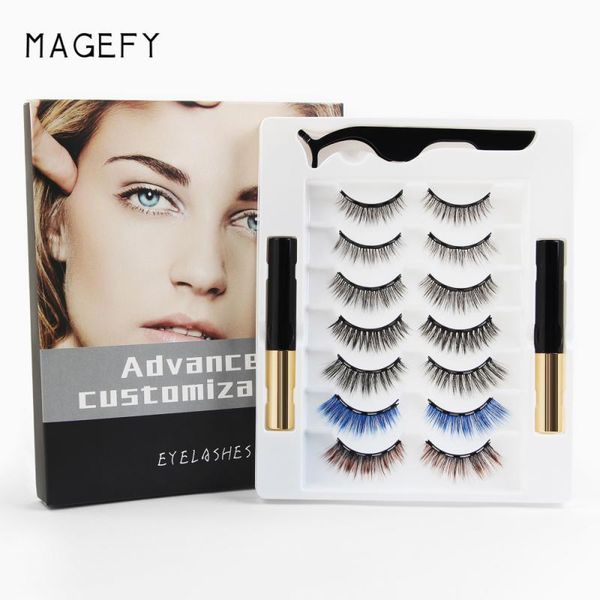 false eyelashes magefy seven pairs of 3d magnetic eyeliner liquid set magnet extension silk tools eye makeup tslm2
false eyelashes magefy seven pairs of 3d magnetic eyeliner liquid set magnet extension silk tools eye makeup tslm2
