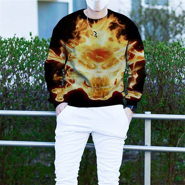 couple sweater autumn and winter personality printing flame pattern party casual punk goth round neck high-quality sweater hoodie, Black
couple sweater autumn and winter personality printing flame pattern party casual punk goth round neck high-quality sweater hoodie, Black