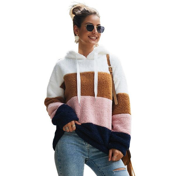 women fleece hoodies sweatshirt winter casual leopard patchwork fluffly female hoodies warm turtleneck thick sherpa, Tan;black
women fleece hoodies sweatshirt winter casual leopard patchwork fluffly female hoodies warm turtleneck thick sherpa, Tan;black
