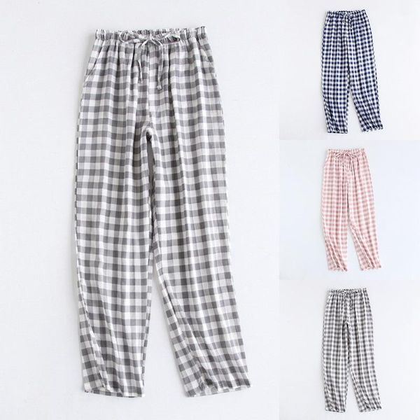 men's sleepwear jodimitty summer 100% cotton sleep bottoms mens simple pants for male casual plaid home trousers, Black;brown
men's sleepwear jodimitty summer 100% cotton sleep bottoms mens simple pants for male casual plaid home trousers, Black;brown