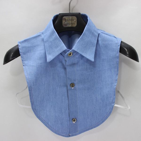 women denim fake collar blouse vintage detachable shirt mens shirt false collar lapel blouse half clothes accessories1, Black;gray
women denim fake collar blouse vintage detachable shirt mens shirt false collar lapel blouse half clothes accessories1, Black;gray