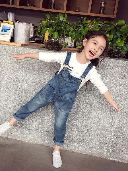 jumpsuits overalls for baby girls denim pants casual kids jumpsuit children clothing jeans trousers 3 4 5 6 7 8 years, Blue
jumpsuits overalls for baby girls denim pants casual kids jumpsuit children clothing jeans trousers 3 4 5 6 7 8 years, Blue