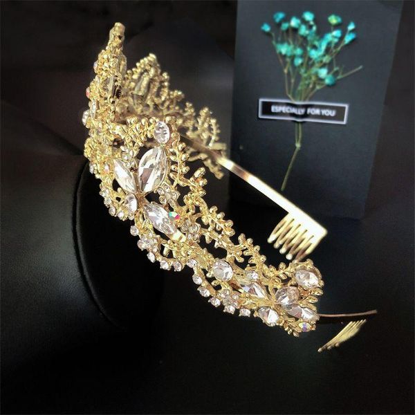 hair clips & barrettes golden baroque royal queen gold wedding crown crystal princess tiara headbands for women bridal party birthday headpi, Golden;silver
hair clips & barrettes golden baroque royal queen gold wedding crown crystal princess tiara headbands for women bridal party birthday headpi, Golden;silver
