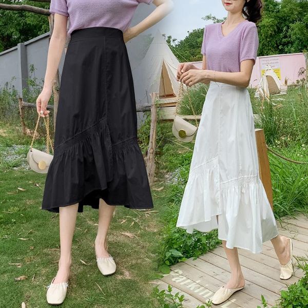 skirts women's mid length elastic high waist french retro irregular thin a-line in spring and summer of 2021, Black
skirts women's mid length elastic high waist french retro irregular thin a-line in spring and summer of 2021, Black