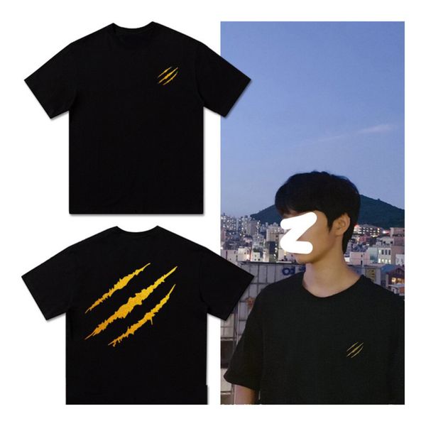 the same short sleeve t-shirt of liu yaowen around song yaxuan youth league times, White;black
the same short sleeve t-shirt of liu yaowen around song yaxuan youth league times, White;black