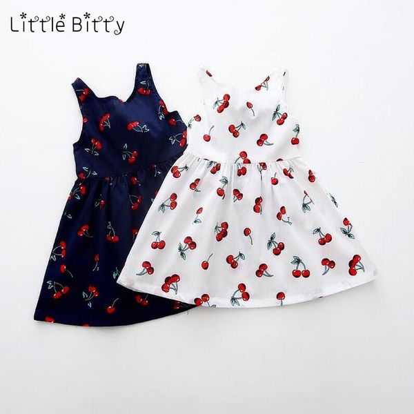 girl's dresses summer baby girls sleeveless cherry printing kids for princess dress vestido infantil clothes, Red;yellow
girl's dresses summer baby girls sleeveless cherry printing kids for princess dress vestido infantil clothes, Red;yellow