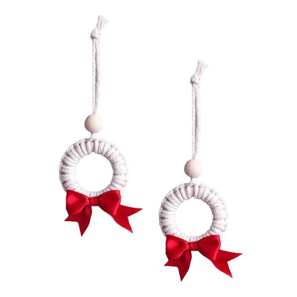 decorative flowers & wreaths 2pcs adorable small garland hanging ornament for home xmas festival
decorative flowers & wreaths 2pcs adorable small garland hanging ornament for home xmas festival