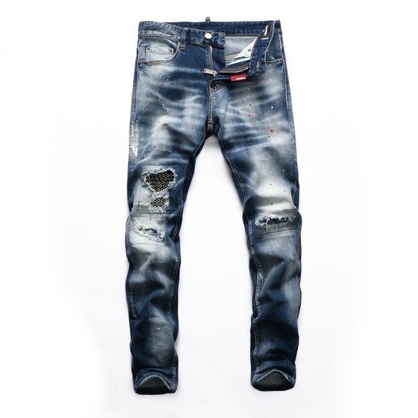 2021r light blue jeans summer style casual slim fit mens jean fashion ripped holes youth denim pants#06
2021r light blue jeans summer style casual slim fit mens jean fashion ripped holes youth denim pants#06