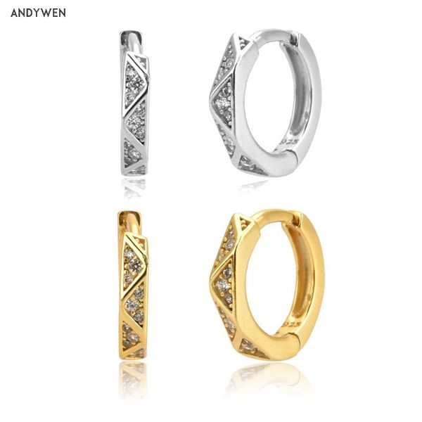 other andywen 2021 100% 925 sterling silver rock punk hoops circle cz zircon round luxury jewelry piercing ohrringe earring, Golden;silver
other andywen 2021 100% 925 sterling silver rock punk hoops circle cz zircon round luxury jewelry piercing ohrringe earring, Golden;silver