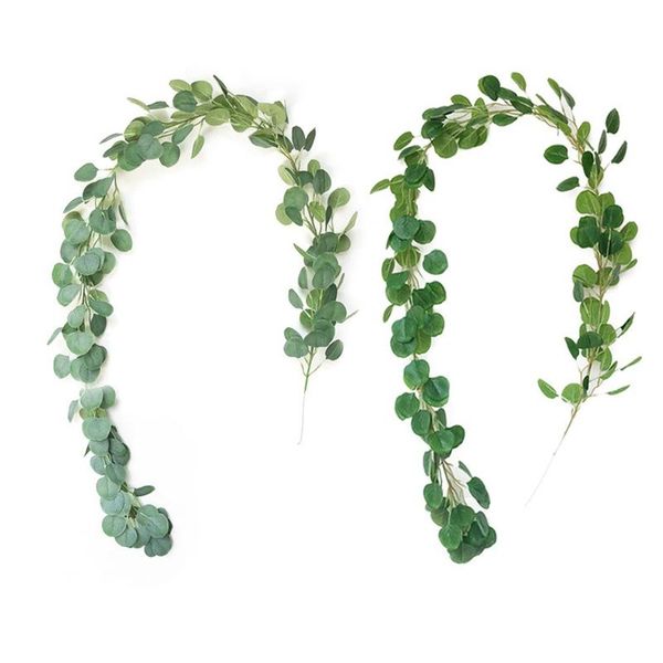 decorative flowers & wreaths 2m artificial eucalyptus garland hanging rattan wedding greenery party backdrop arch wall decor
decorative flowers & wreaths 2m artificial eucalyptus garland hanging rattan wedding greenery party backdrop arch wall decor