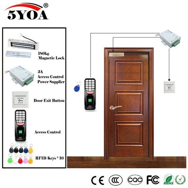 fingerprint rfid access control system kit wooden glasses door set+magnetic lock+id card keytab+power supplier+button
fingerprint rfid access control system kit wooden glasses door set+magnetic lock+id card keytab+power supplier+button