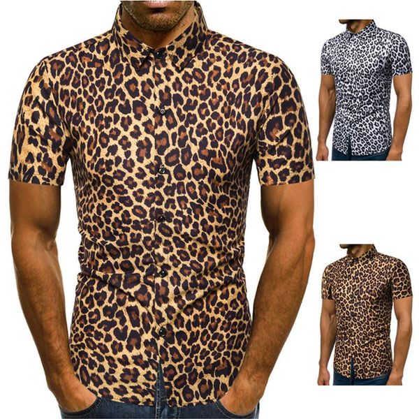 men's casual shirts fashion individuality leopard print large size man loose square collar short sleeve party shirt, White;black
men's casual shirts fashion individuality leopard print large size man loose square collar short sleeve party shirt, White;black