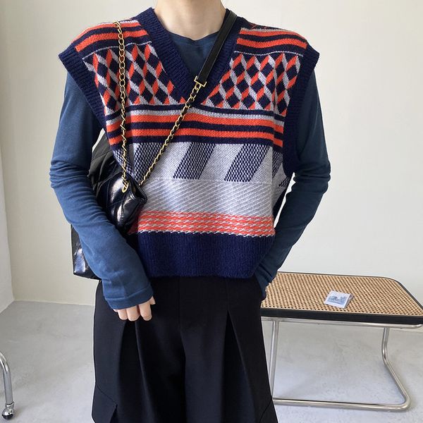 fashion knitted waistcoat women's sweater autumn winter casual style oversized retro v neck sleeveless pullover vest 210520, White;black
fashion knitted waistcoat women's sweater autumn winter casual style oversized retro v neck sleeveless pullover vest 210520, White;black