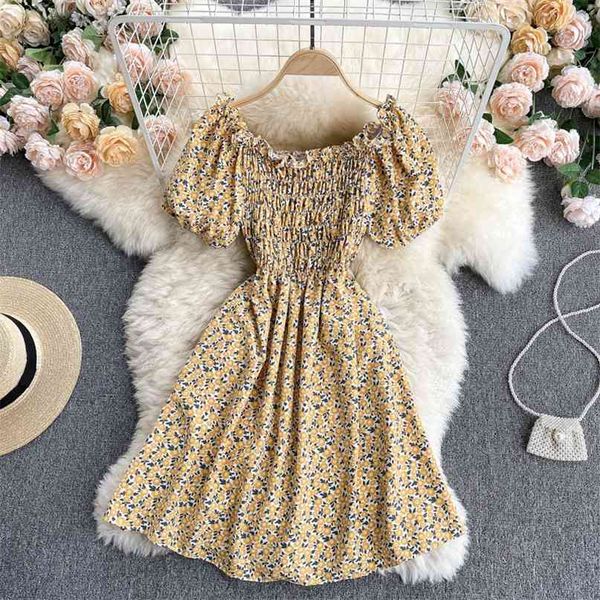 sweet women's summer fashion korean slash neck short sleeve slim floral print holiday mini a-line dress vestidos s359 210527, Black;gray
sweet women's summer fashion korean slash neck short sleeve slim floral print holiday mini a-line dress vestidos s359 210527, Black;gray