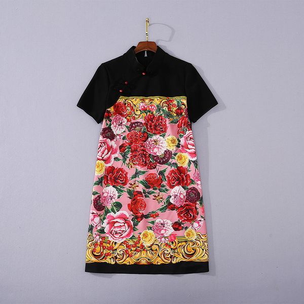 casual dresses fancy stylish style of the 2021 women summer brand beading printed floral b989, Black;gray
casual dresses fancy stylish style of the 2021 women summer brand beading printed floral b989, Black;gray