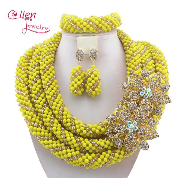 earrings & necklace african beads jewelry sets statement set nigerian wedding bridal w12560, Silver
earrings & necklace african beads jewelry sets statement set nigerian wedding bridal w12560, Silver