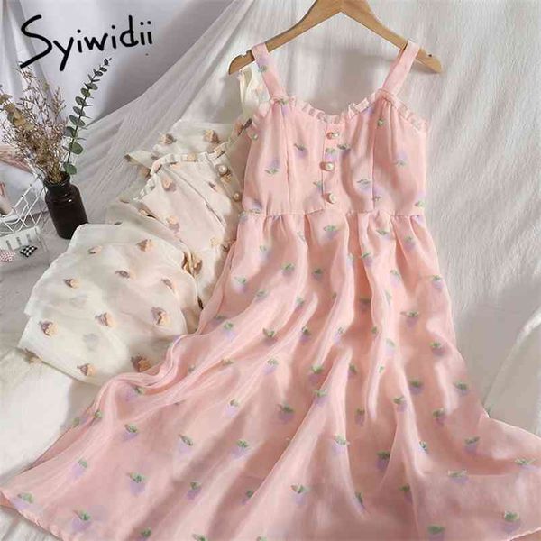 spaghetti strap dresses for women backless zipper clothes a-line summer fashion ruffles midi dress pink white 210607, Black;gray
spaghetti strap dresses for women backless zipper clothes a-line summer fashion ruffles midi dress pink white 210607, Black;gray