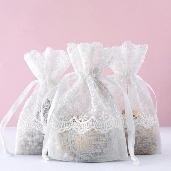 gift wrap 20pcs jewelry packaging candy wedding party goodie packing bag white star pattern lace bundle pocket small drawable bags
gift wrap 20pcs jewelry packaging candy wedding party goodie packing bag white star pattern lace bundle pocket small drawable bags