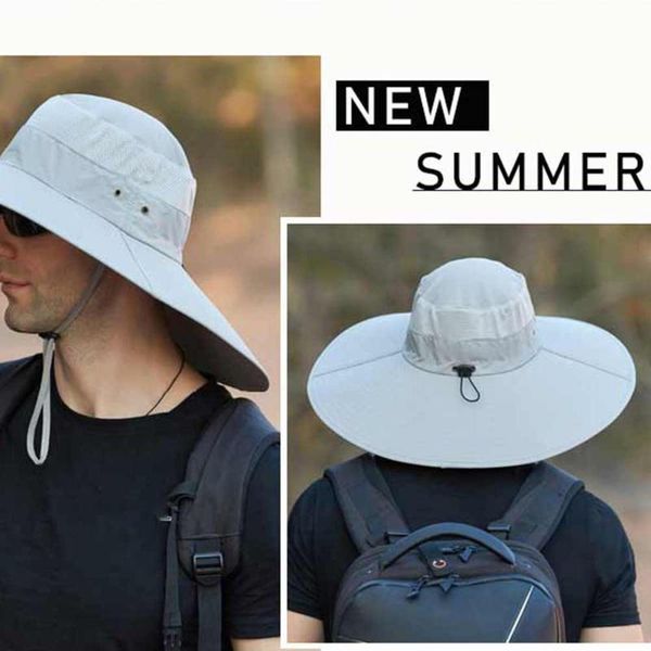 outdoor hats fisherman's sun visor panama straw hat mountaineering big brim breathable fishing wide, Black;white
outdoor hats fisherman's sun visor panama straw hat mountaineering big brim breathable fishing wide, Black;white