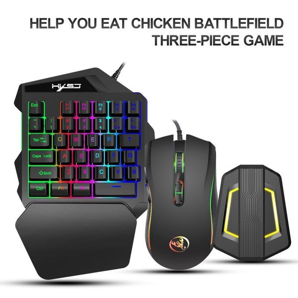 keyboard mouse combos one-handed gaming set rgb backlit portable mini keypad mice with converter adapter for pc ps4 switch
keyboard mouse combos one-handed gaming set rgb backlit portable mini keypad mice with converter adapter for pc ps4 switch