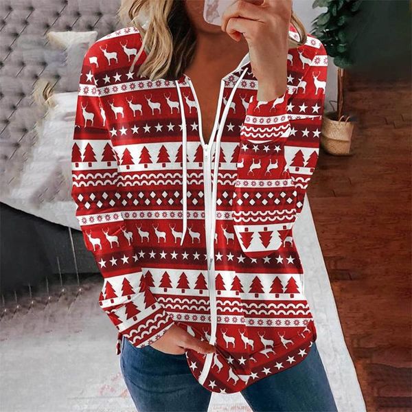 women's jackets womens fashion autumn winter warm loose jacket coat christmas print long sleeve zipper plus size street style hooded ou, Black;brown
women's jackets womens fashion autumn winter warm loose jacket coat christmas print long sleeve zipper plus size street style hooded ou, Black;brown