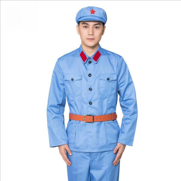 eight way military uniform old time 1930s -1940s red army suit performance suits liberation army officer soldiers clothing, Black;white
eight way military uniform old time 1930s -1940s red army suit performance suits liberation army officer soldiers clothing, Black;white