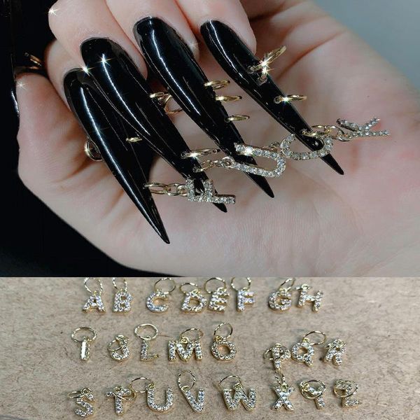 nail art decorations 26 english letter rhinestones jewelry a-z charm metal words alphabet design accessories, Silver;gold
nail art decorations 26 english letter rhinestones jewelry a-z charm metal words alphabet design accessories, Silver;gold