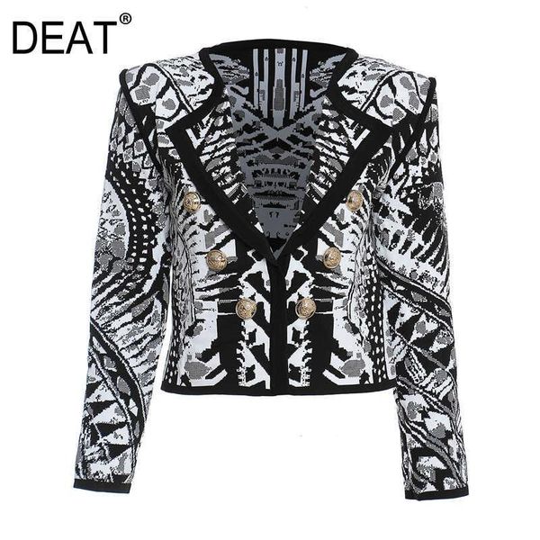 women's knits & tees deat loose fit black white color contrast print jacket lapel long sleeve women coat fashion tide spring autumn 202
women's knits & tees deat loose fit black white color contrast print jacket lapel long sleeve women coat fashion tide spring autumn 202