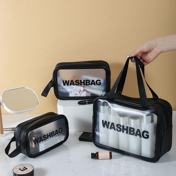 storage bags 1pcs waterproof makeup bag portable travel washbag large capacity pvc zipper handbag skin care product cosmetic case
storage bags 1pcs waterproof makeup bag portable travel washbag large capacity pvc zipper handbag skin care product cosmetic case
