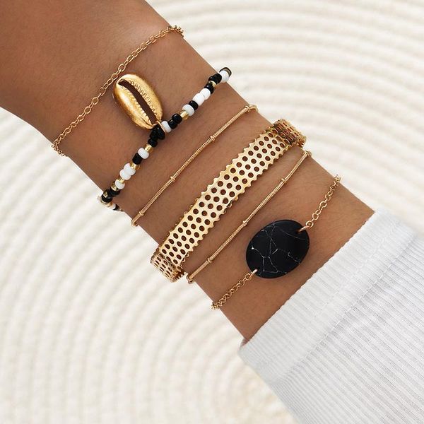 aprilwell 6 pcs boho pearl black stone charm bracelet sets for women wrist chain armband y2k fashion jewelry gift e girl friend bracelets, Golden;silver
aprilwell 6 pcs boho pearl black stone charm bracelet sets for women wrist chain armband y2k fashion jewelry gift e girl friend bracelets, Golden;silver