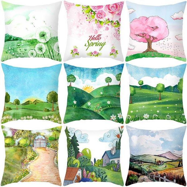 cushion/decorative pillow pillowcase pastoral landscape decorative cushion cover peach skin cartoon white throw pillows covers for sofa home
cushion/decorative pillow pillowcase pastoral landscape decorative cushion cover peach skin cartoon white throw pillows covers for sofa home