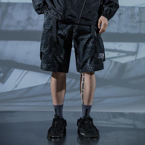 men's shorts enshadower electronic honeycomb adjustable waist techwear aesthetic streetwear futuristic, White;black
men's shorts enshadower electronic honeycomb adjustable waist techwear aesthetic streetwear futuristic, White;black