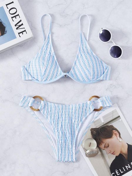 women's swimwear 2021 small fresh folds sweet fashion split bikini beachwear two-piece swimsuit women, White;black
women's swimwear 2021 small fresh folds sweet fashion split bikini beachwear two-piece swimsuit women, White;black