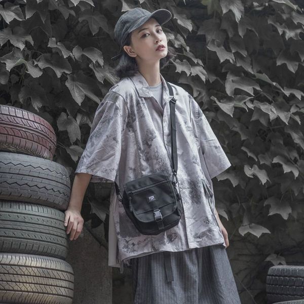 women's blouses & shirts retro short sleeved men's and women's shirts, large loose korean style, hip-hop, street punk clothes, White
women's blouses & shirts retro short sleeved men's and women's shirts, large loose korean style, hip-hop, street punk clothes, White