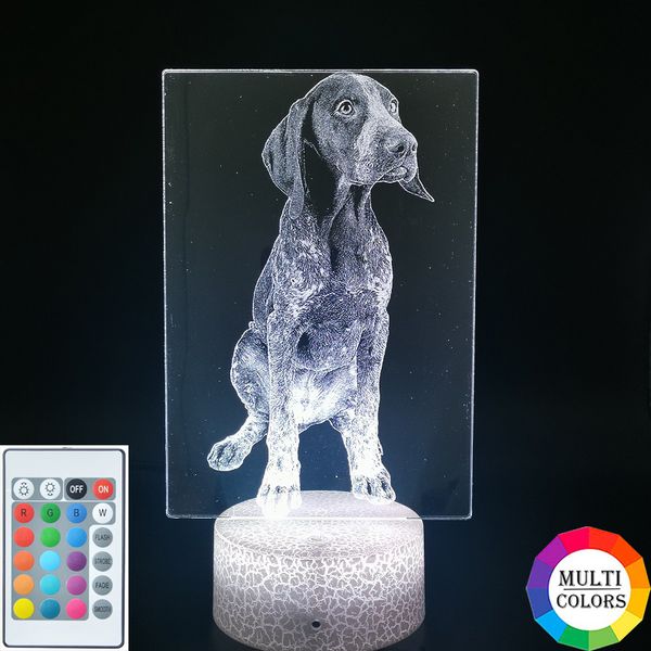 3d illusion night light led german shorthaired pointer table lamp pet dog nightlight home club l decor gift bluetooth base
3d illusion night light led german shorthaired pointer table lamp pet dog nightlight home club l decor gift bluetooth base
