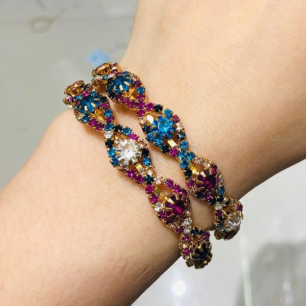 bangle luxury adjustable multicolor crystal cuff bracelets women girl gift & bangles party charm jewelry mujer pulseras, Black
bangle luxury adjustable multicolor crystal cuff bracelets women girl gift & bangles party charm jewelry mujer pulseras, Black